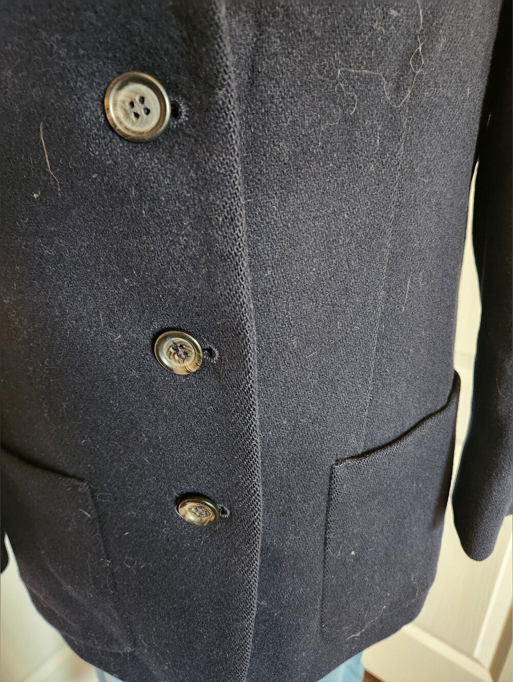 Vintage Women's LL Bean Wool Blazer/Jacket Size 4 Pet - Picture 5 of 12
